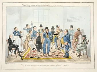 Waiting Room at the Admiralty, from The Progress of a Midshipman